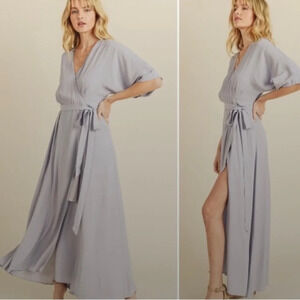 In Loom NWT Lilac/Lavender Smock Wrap Dress
